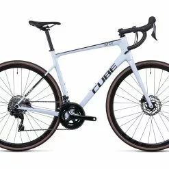 Cube Attain GTC Race, Frostwhite´n´carbon