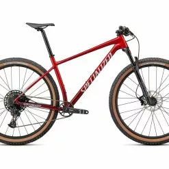 Specialized Chisel Comp, Red Tint Carbon/brushed/white