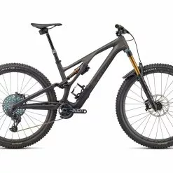 Specialized S-Works Stumpjumper Evo, Satin Brushed Black Liquid Metal/carbon/black