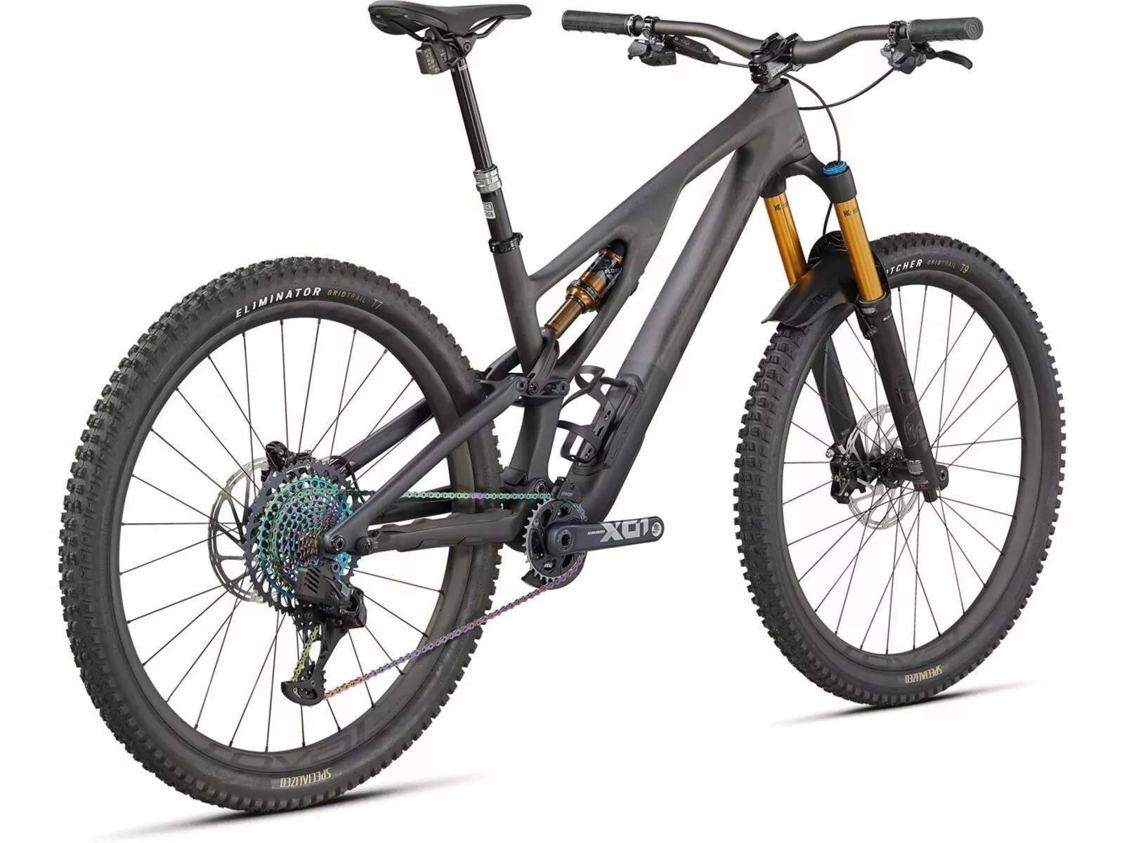 Specialized S-Works Stumpjumper Evo, Satin Brushed Black Liquid Metal/carbon/black 4 Specialized S-Works Stumpjumper Evo, Satin Brushed Black Liquid Metal/carbon/black – Bild 2