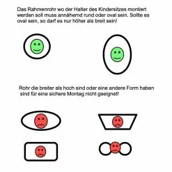 Bikebude24 Kindersitz DDR Set Für Damen Einrohrrahmen Gr.3 - Gabel Bis 30mm -Giant Liv Verkäufe kindersitz ddr set fuer damen einrohrrahmen gr 3 gabel bis 30mm6